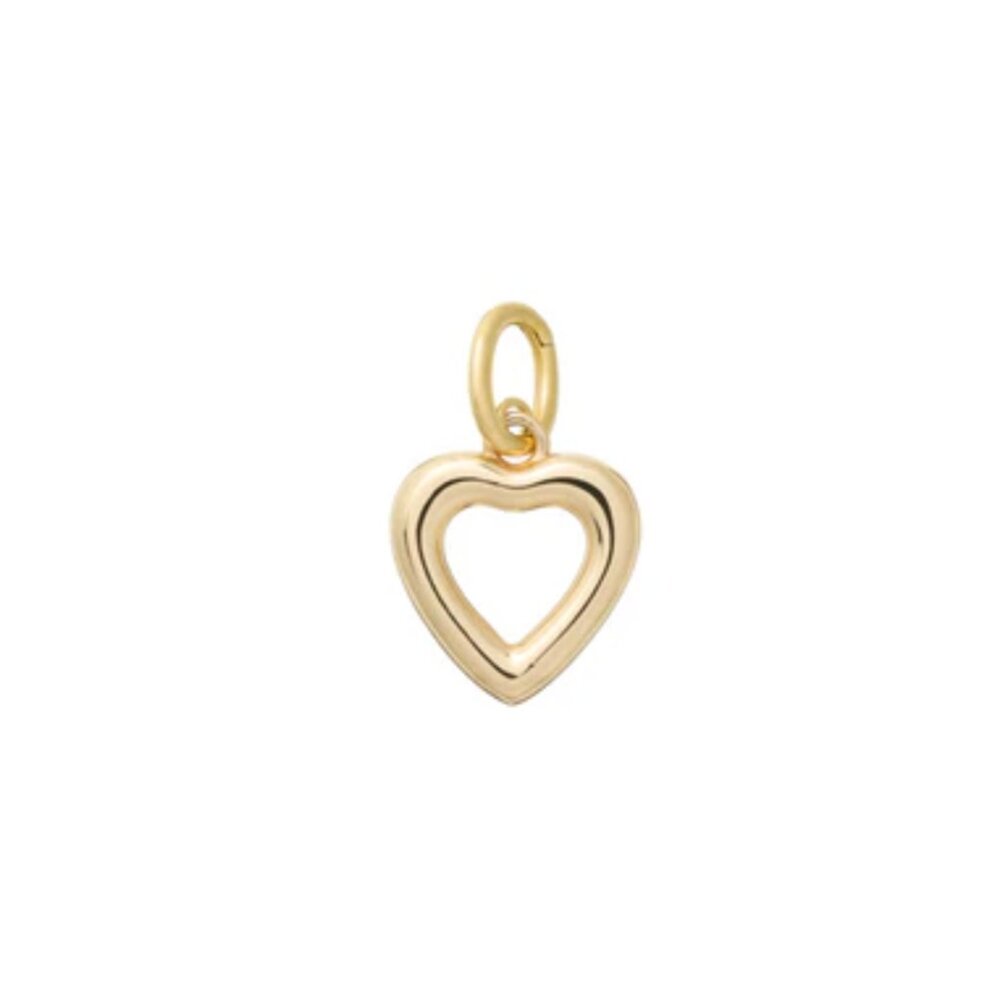 Roxanne Assoulin Gold Open Heart Charm